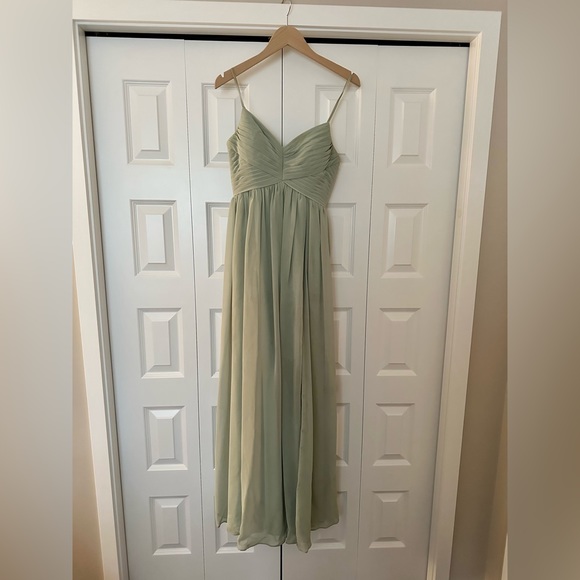 Azazie Dresses & Skirts - Azazie Alia Dusty Sage Size 4